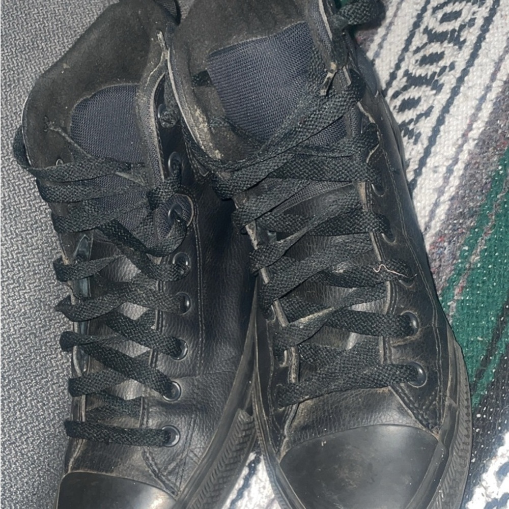 Men's Black High-Top chuck Tayler converse all stars climate control